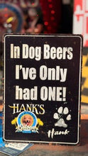 Load image into Gallery viewer, Hank's Saloon Vintage Metal Sign
