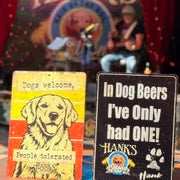 Load image into Gallery viewer, Hank's Saloon Vintage Metal Sign
